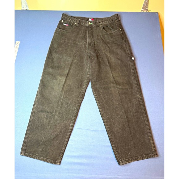Tommy Jeans Other - Vintage 90s Tommy Jeans Carpenter Jeans Mens 36x30 Faded Black Baggy Wide Leg